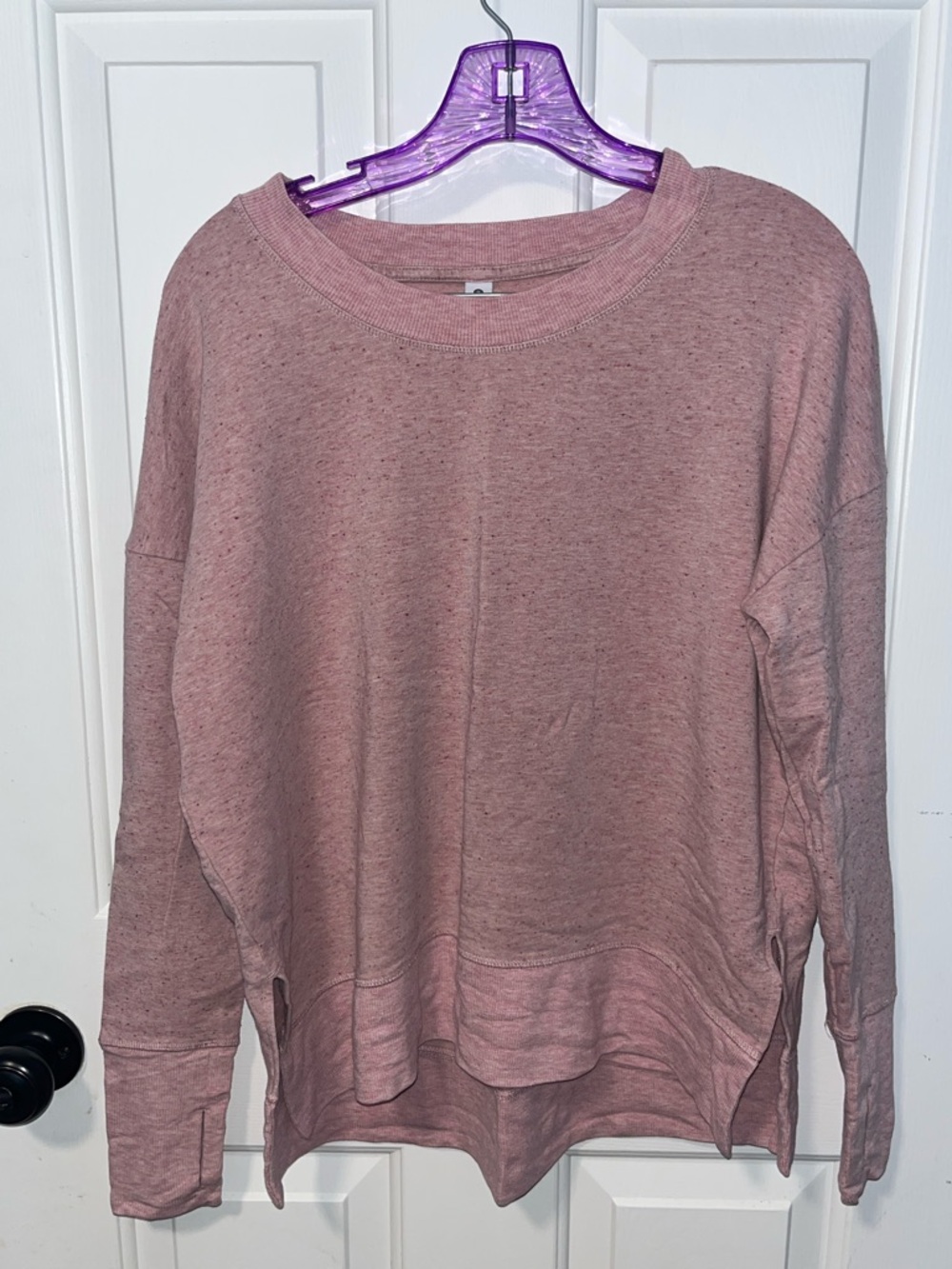 EUC Athleta Balance Pullover - Color: Victorian Berry Multi Nep - Sz Medium
